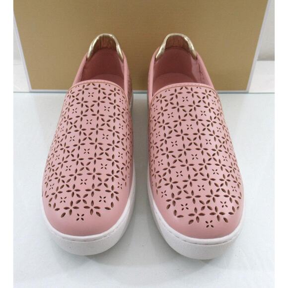 Michael Kors Ophelia Slip On Sneaker Perforated Smokey Rose - Picture 5 of 5